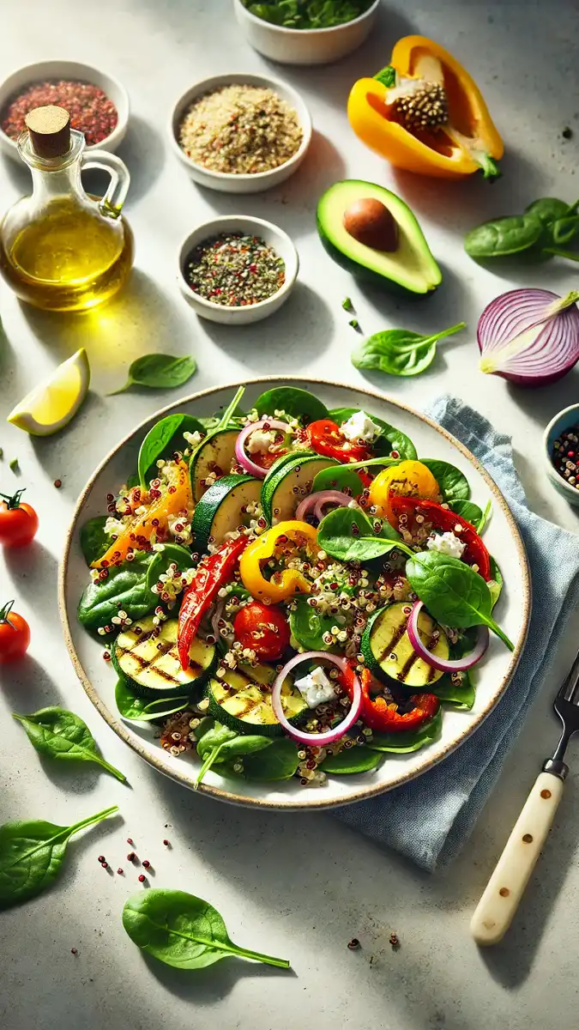 healthy meal for older woman